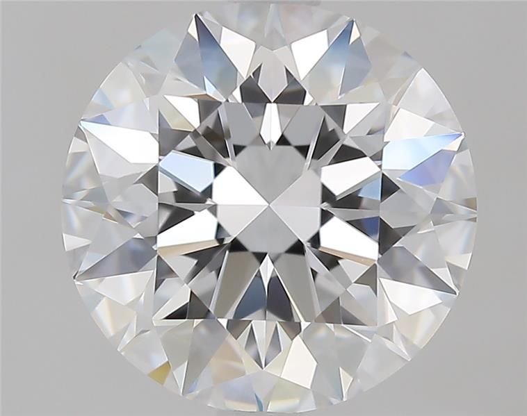 2.45ct D FL Rare Carat Ideal Cut Round Diamond