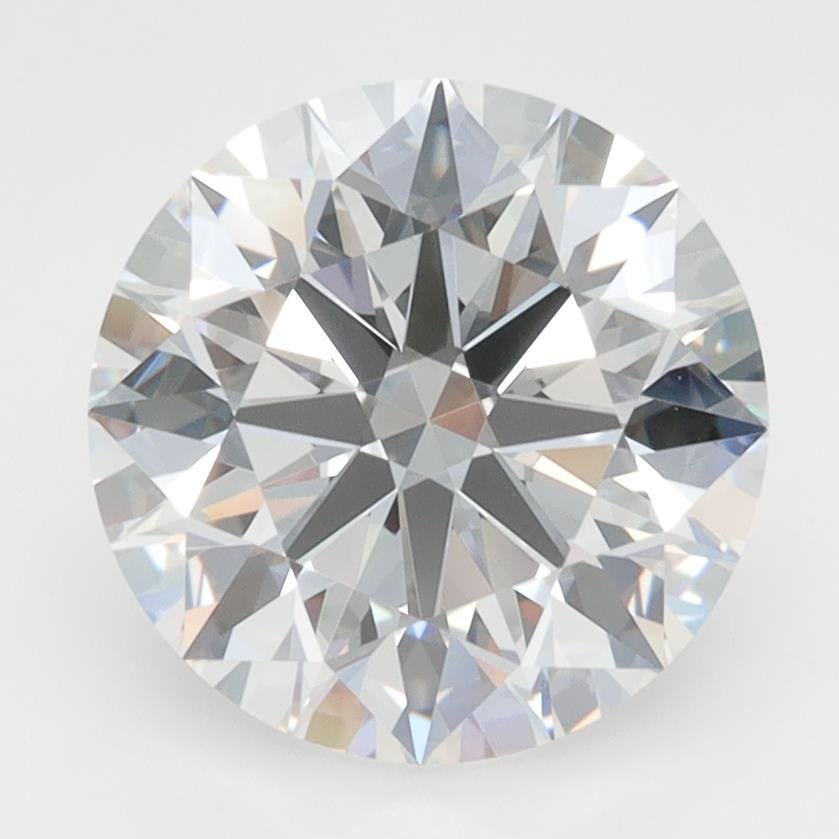3.08ct D VVS1 Rare Carat Ideal Cut Round Lab Grown Diamond