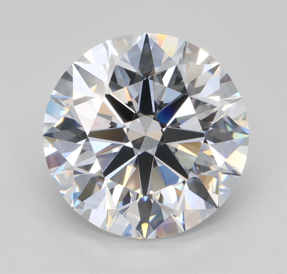 4.60ct D VVS2 Rare Carat Ideal Cut Round Lab Grown Diamond