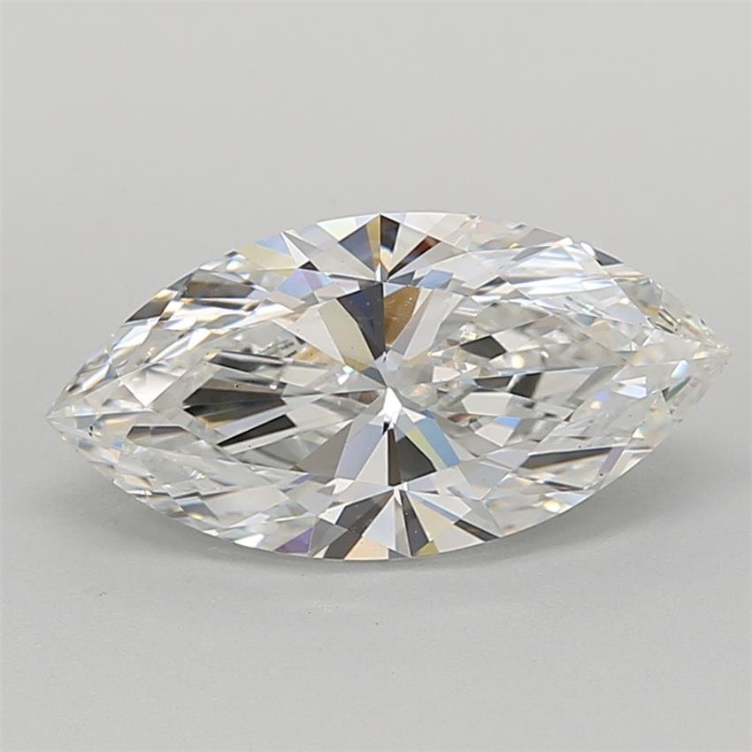 3.01ct F VS2 Rare Carat Ideal Cut Marquise Lab Grown Diamond