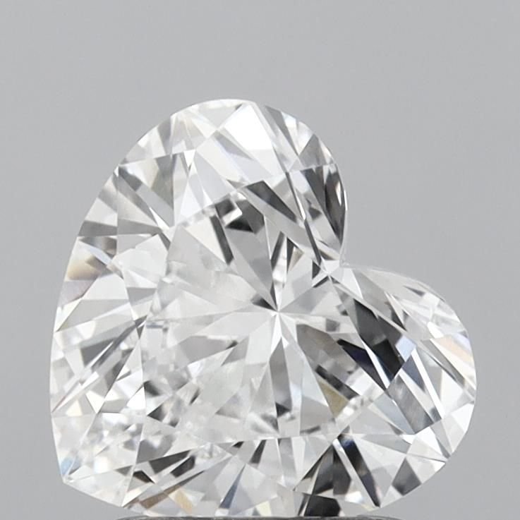 1.54ct D VVS2 Rare Carat Ideal Cut Heart Lab Grown Diamond