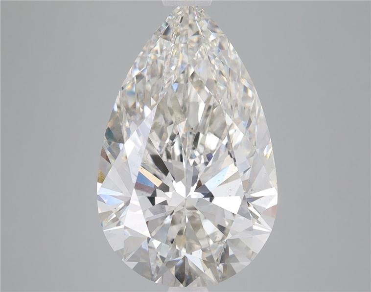 6.02ct H VS2 Rare Carat Ideal Cut Pear Lab Grown Diamond