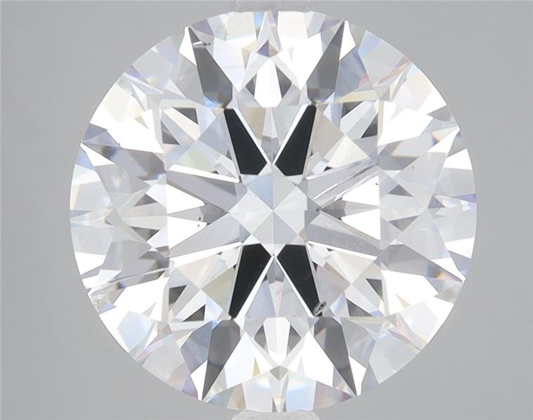 5.10ct F SI1 Rare Carat Ideal Cut Round Lab Grown Diamond