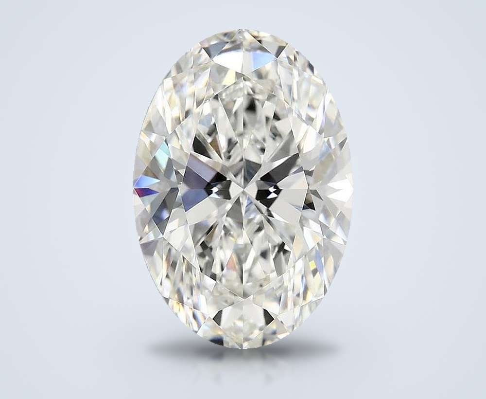 3.93 Carat Oval Lab Diamond