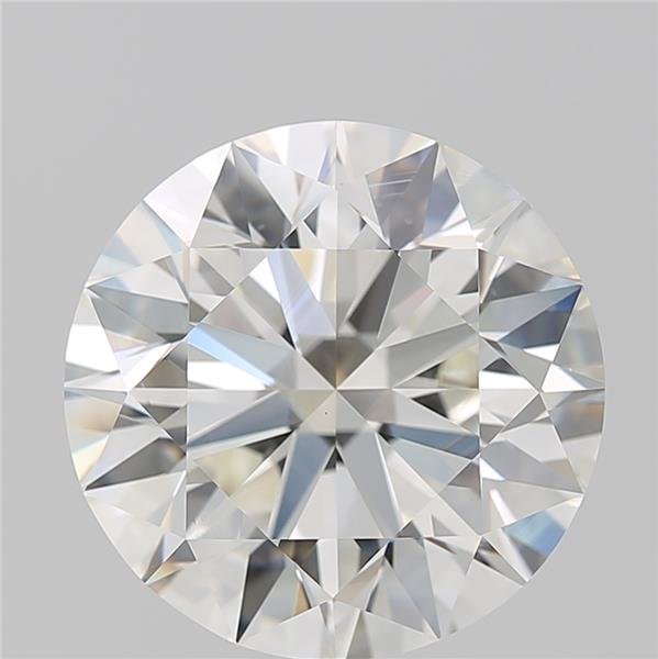5.01ct K VS2 Rare Carat Ideal Cut Round Diamond