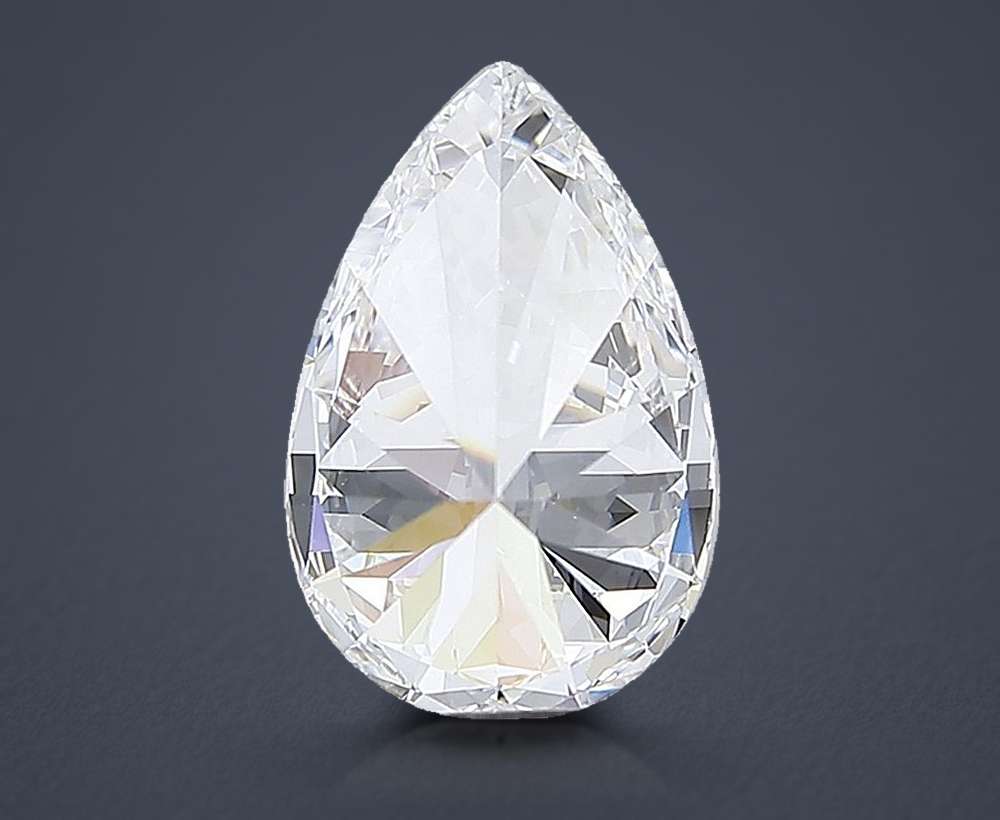 3.40 Carat Pear Lab Diamond