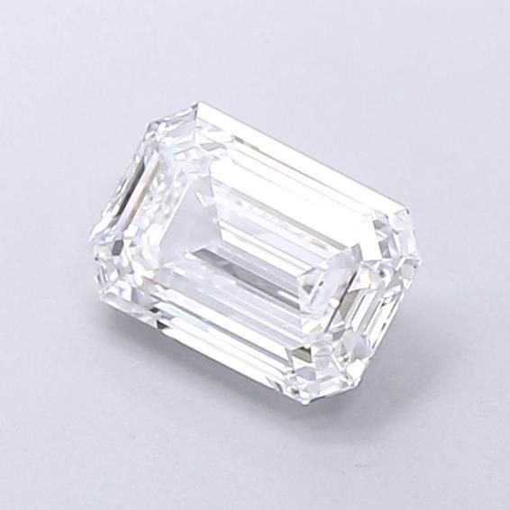 1.05ct D VVS2 Rare Carat Ideal Cut Emerald Lab Grown Diamond