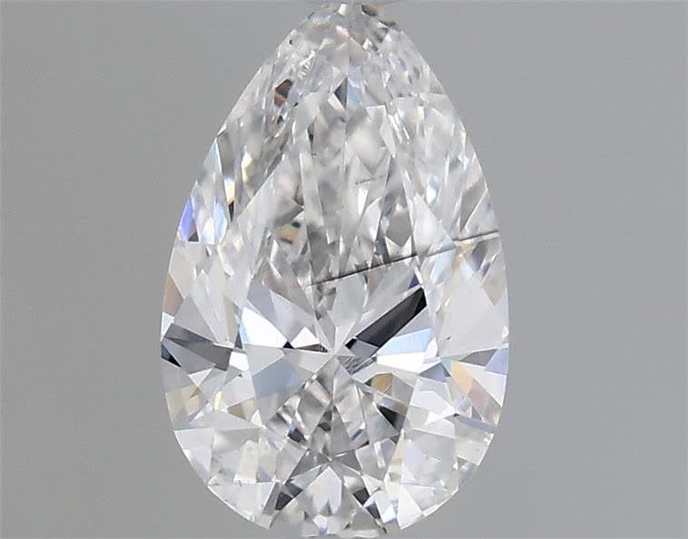 0.53ct E SI1 Rare Carat Ideal Cut Pear Lab Grown Diamond