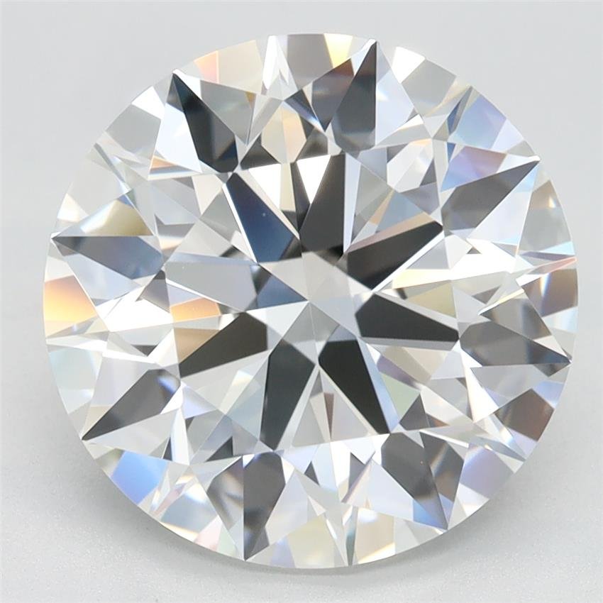 4.52ct F IF Rare Carat Ideal Cut Round Lab Grown Diamond