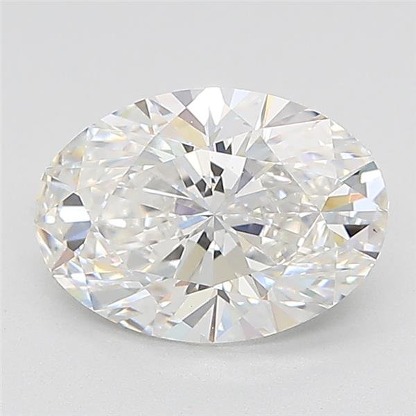 1.62ct F VS1 Very Good Cut Oval Lab Grown Diamond