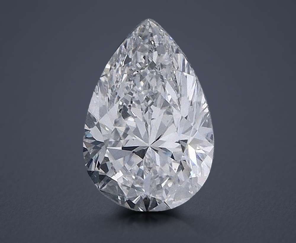 4.01 Carat Pear Natural Diamond