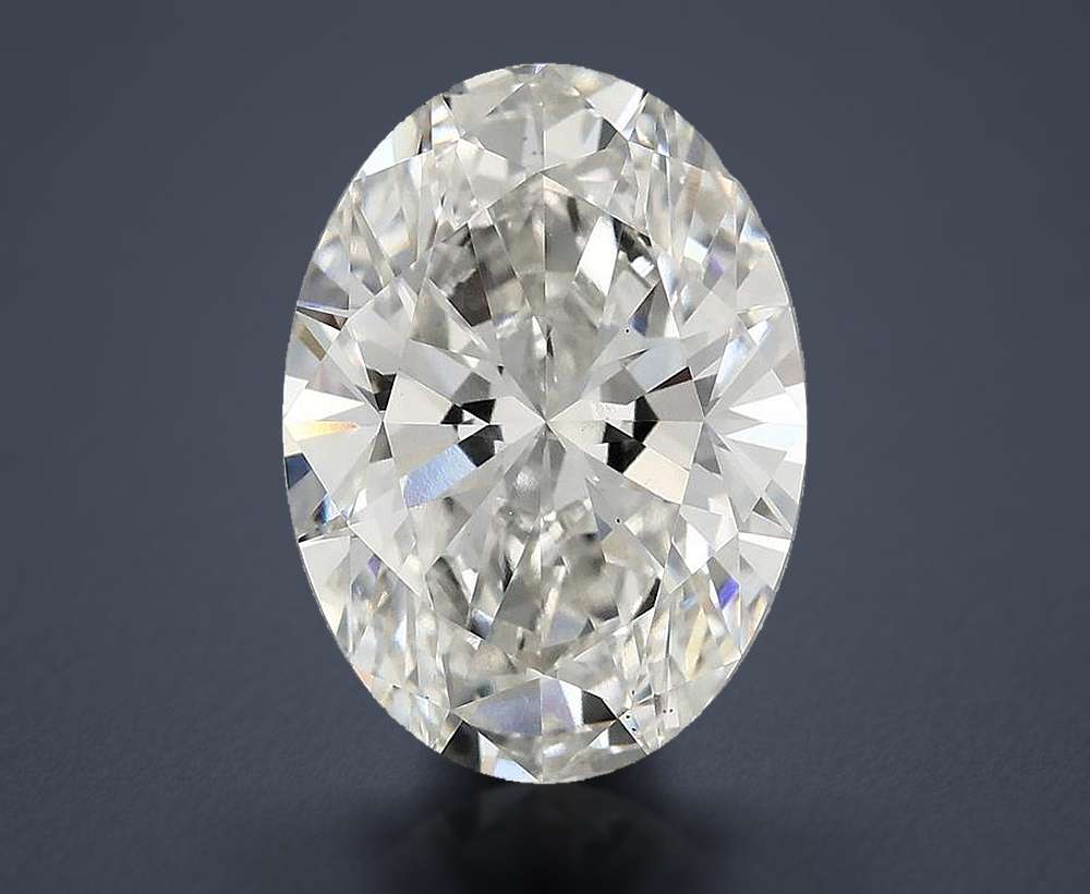 3.08 Carat Oval Lab Diamond