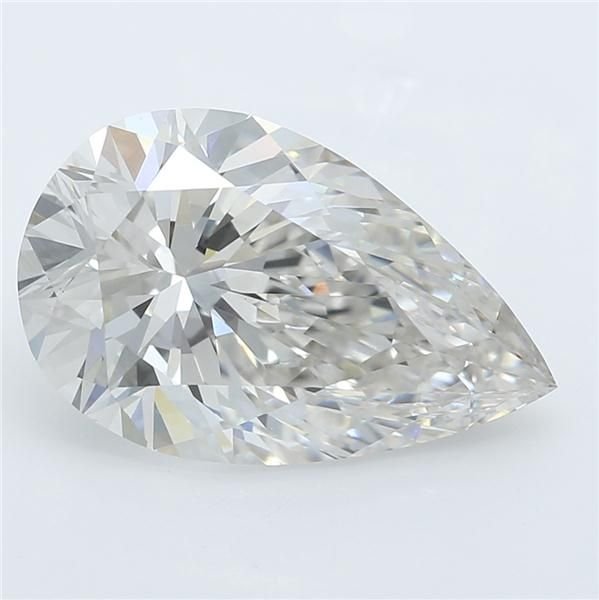 2.06ct H VS1 Rare Carat Ideal Cut Pear Lab Grown Diamond
