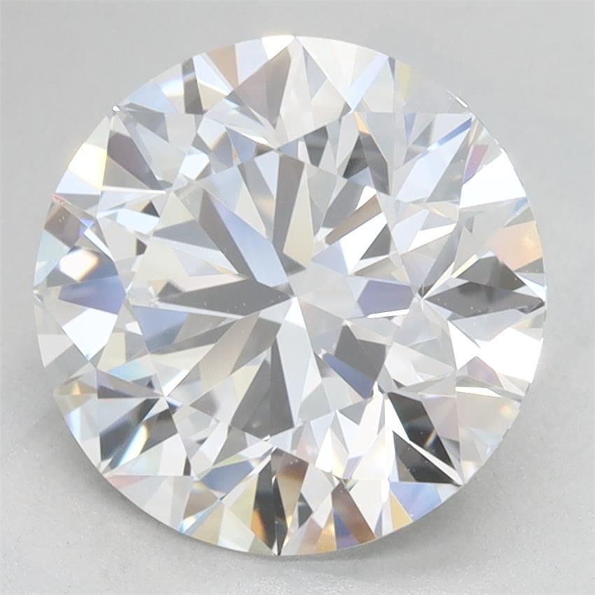 3.01ct D VVS1 Rare Carat Ideal Cut Round Lab Grown Diamond