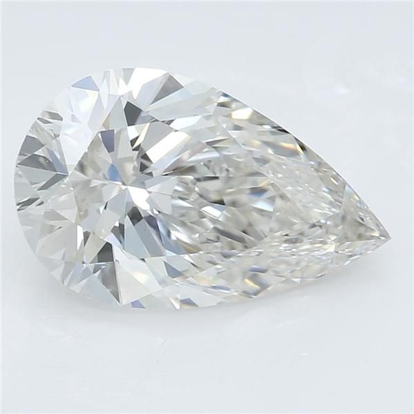 2.12ct H VVS2 Rare Carat Ideal Cut Pear Lab Grown Diamond