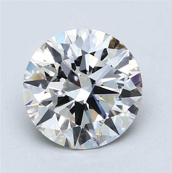 3.44ct E SI1 Rare Carat Ideal Cut Round Lab Grown Diamond