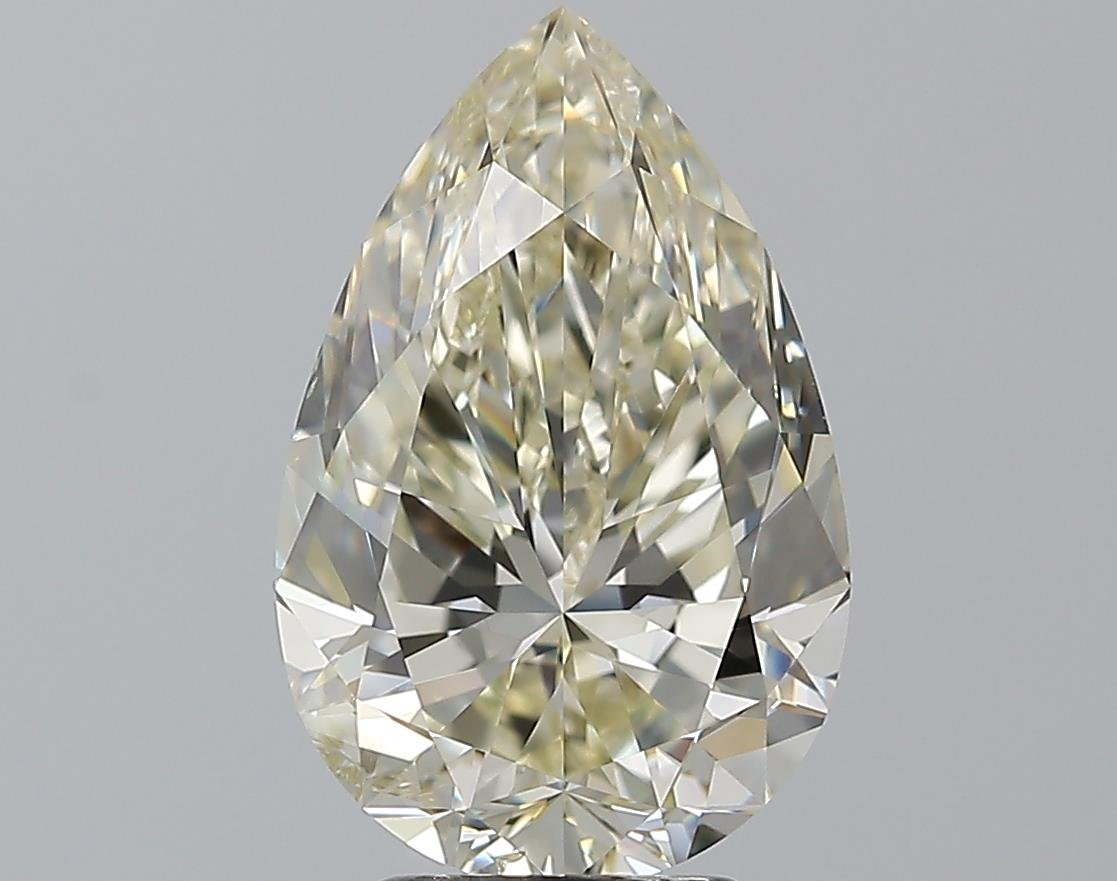 4.00ct K SI1 Rare Carat Ideal Cut Pear Diamond