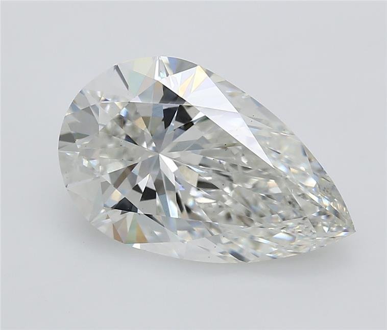 4.53ct F VS1 Rare Carat Ideal Cut Pear Lab Grown Diamond