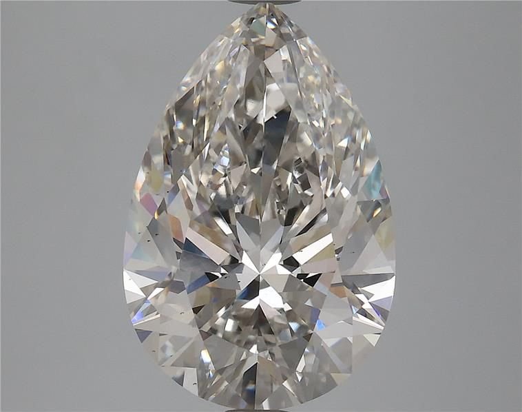 4.06ct H VS2 Rare Carat Ideal Cut Pear Lab Grown Diamond