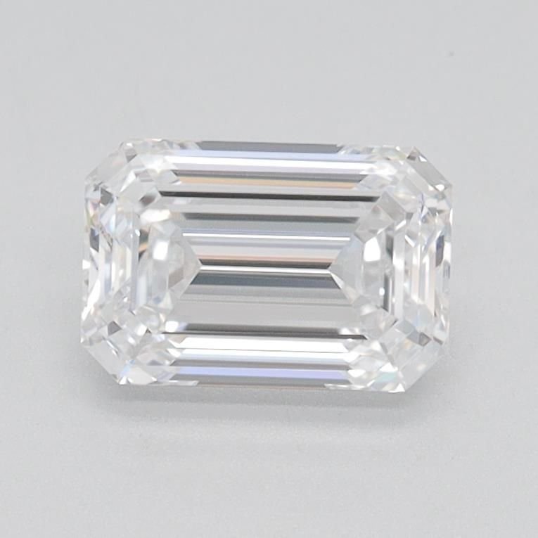 1.00ct D VS2 Rare Carat Ideal Cut Emerald Lab Grown Diamond