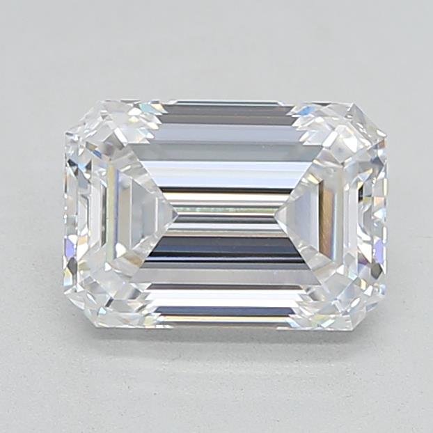 2.07ct D VS1 Excellent Cut Emerald Lab Grown Diamond