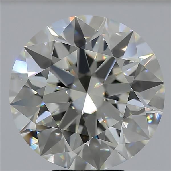 6.07ct J IF Rare Carat Ideal Cut Round Diamond
