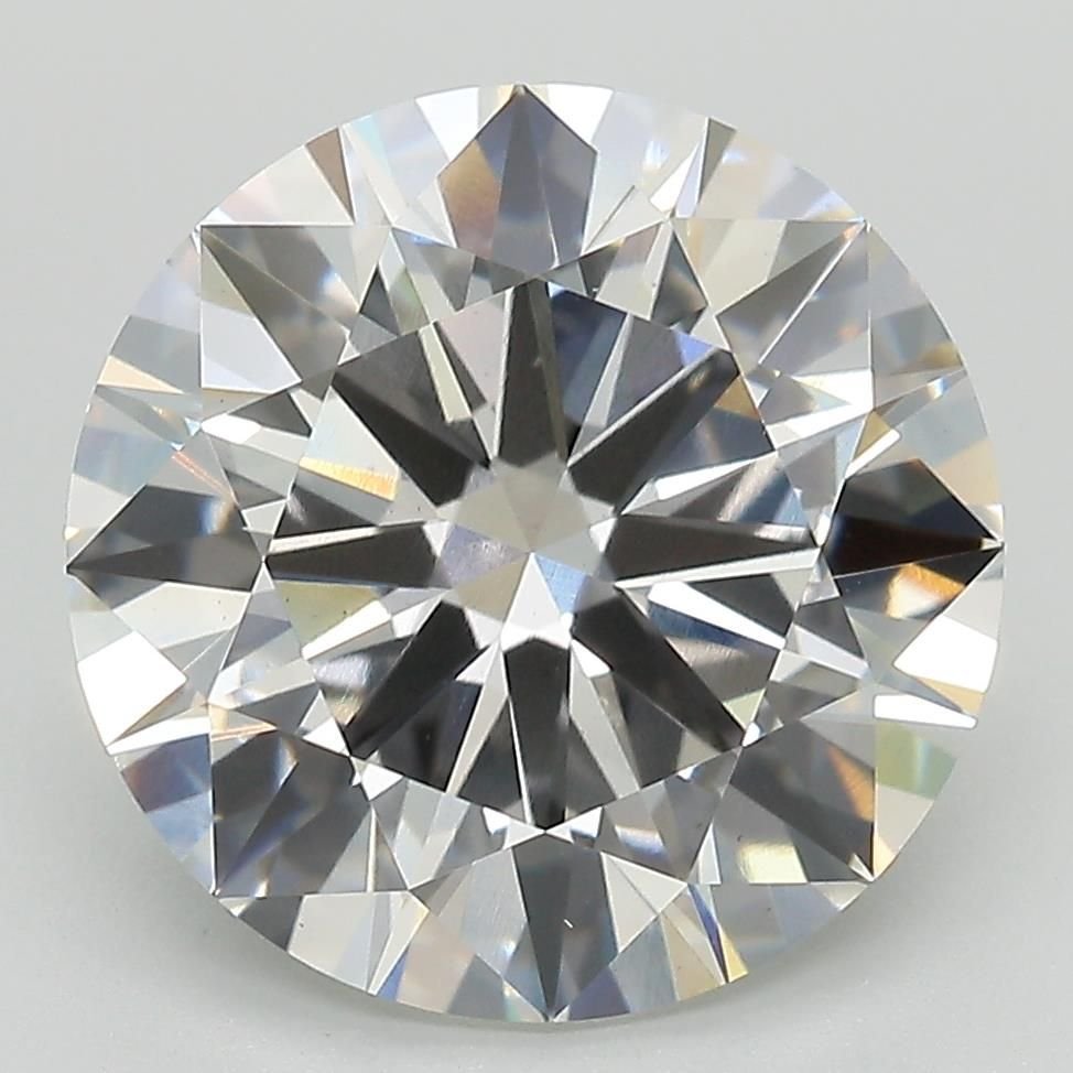 6.01ct F VS1 Rare Carat Ideal Cut Round Lab Grown Diamond