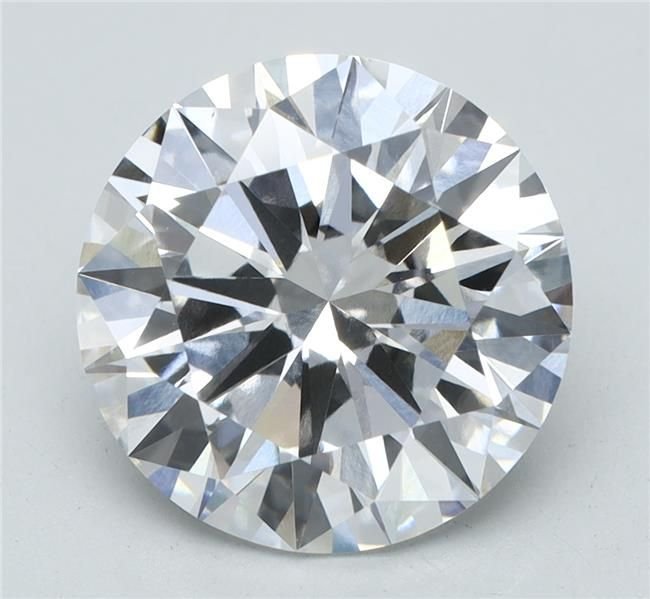 3.03ct G VVS2 Excellent Cut Round Lab Grown Diamond