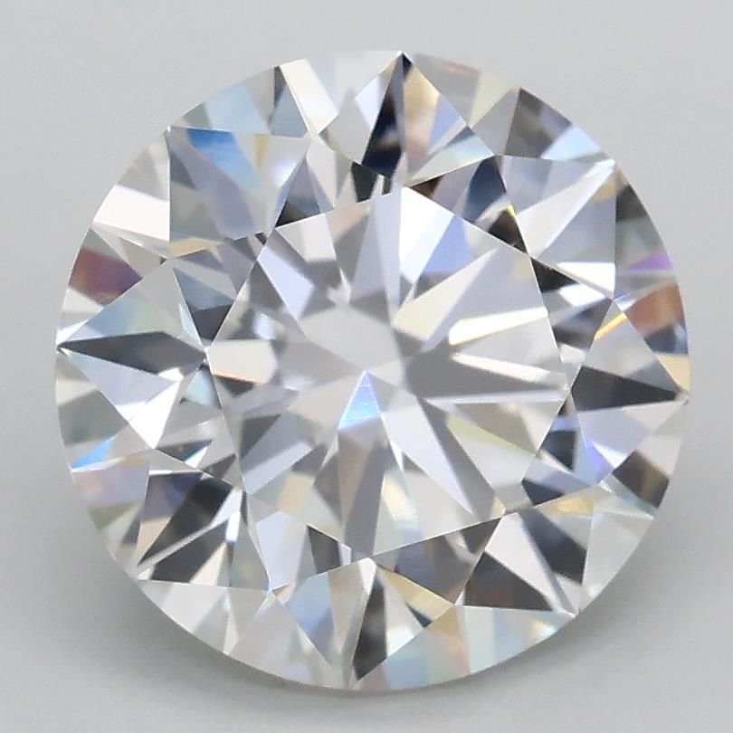 3.03ct F VS1 Rare Carat Ideal Cut Round Lab Grown Diamond