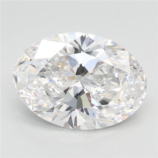 3.04ct E VS2 Rare Carat Ideal Cut Oval Lab Grown Diamond