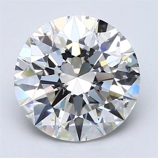 2.70ct G SI1 Rare Carat Ideal Cut Round Diamond