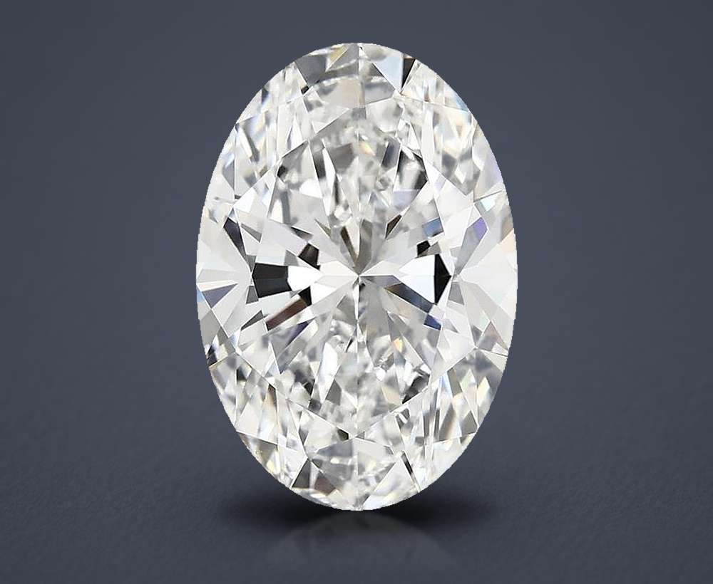 3.91 Carat Oval Lab Diamond
