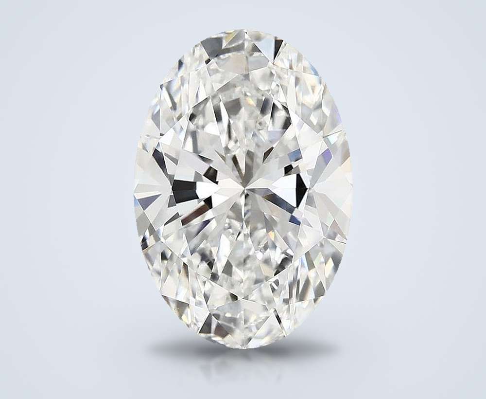 3.91 Carat Oval Lab Diamond