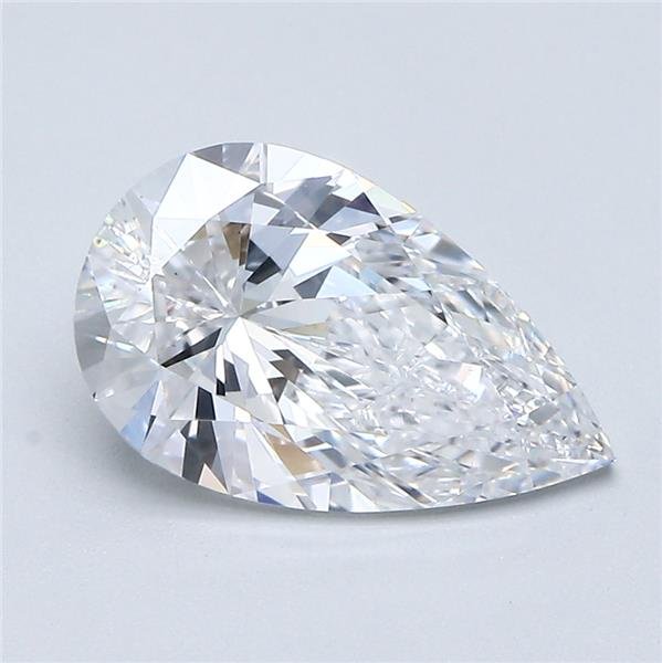 2.02ct D VS2 Excellent Cut Pear Diamond