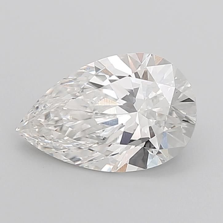 3.06ct F VS1 Rare Carat Ideal Cut Pear Lab Grown Diamond