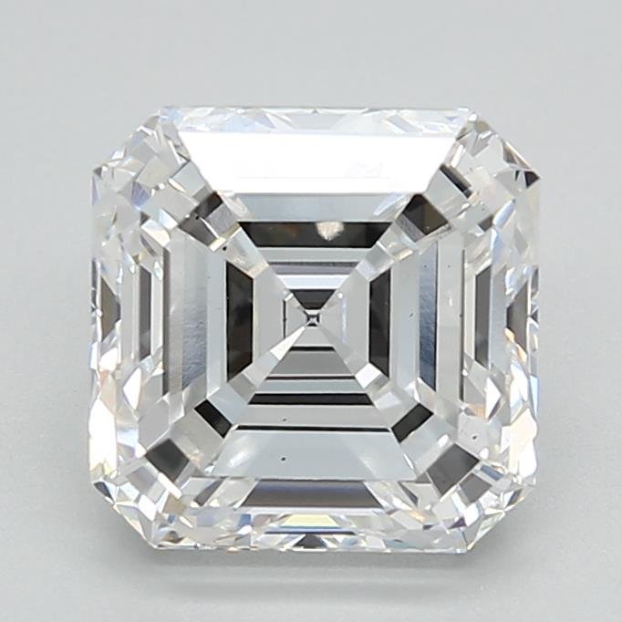 2.50ct E VS2 Rare Carat Ideal Cut Asscher Lab Grown Diamond