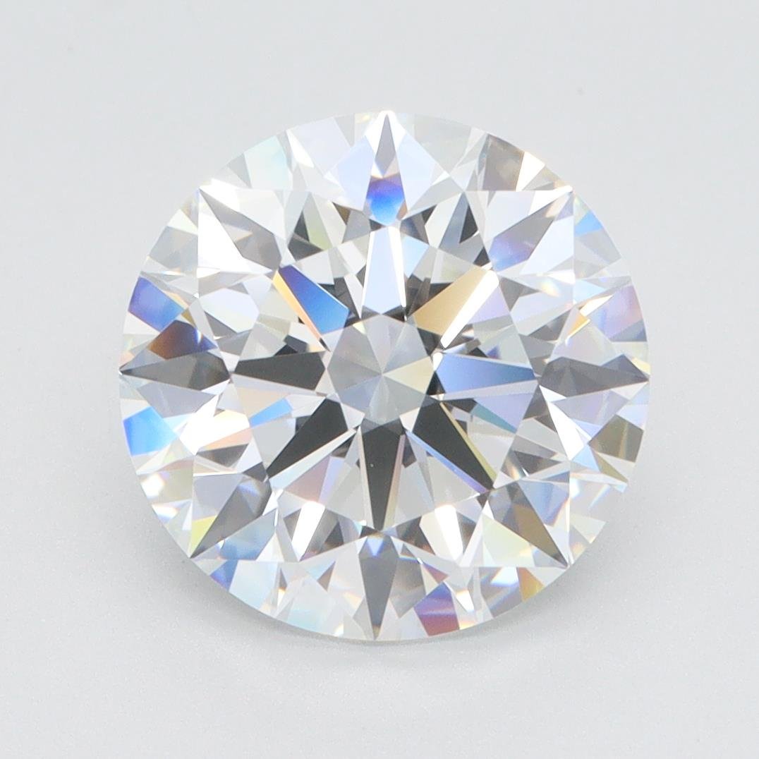 4.03ct E VVS2 Rare Carat Ideal Cut Round Lab Grown Diamond