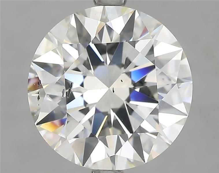 4.50ct I SI2 Rare Carat Ideal Cut Round Diamond