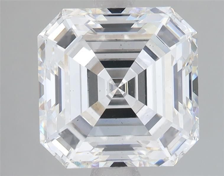 3.06ct E VS2 Excellent Cut Asscher Lab Grown Diamond