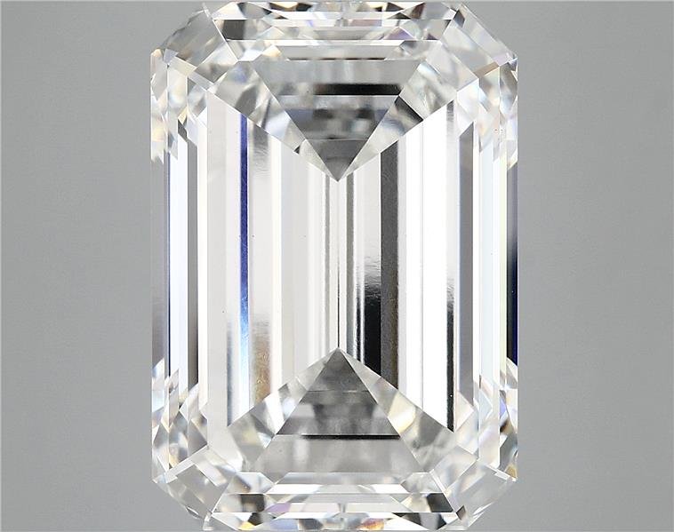 15.30ct F VS1 Rare Carat Ideal Cut Emerald Lab Grown Diamond