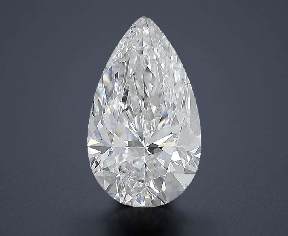1.00 Carat Pear Natural Diamond
