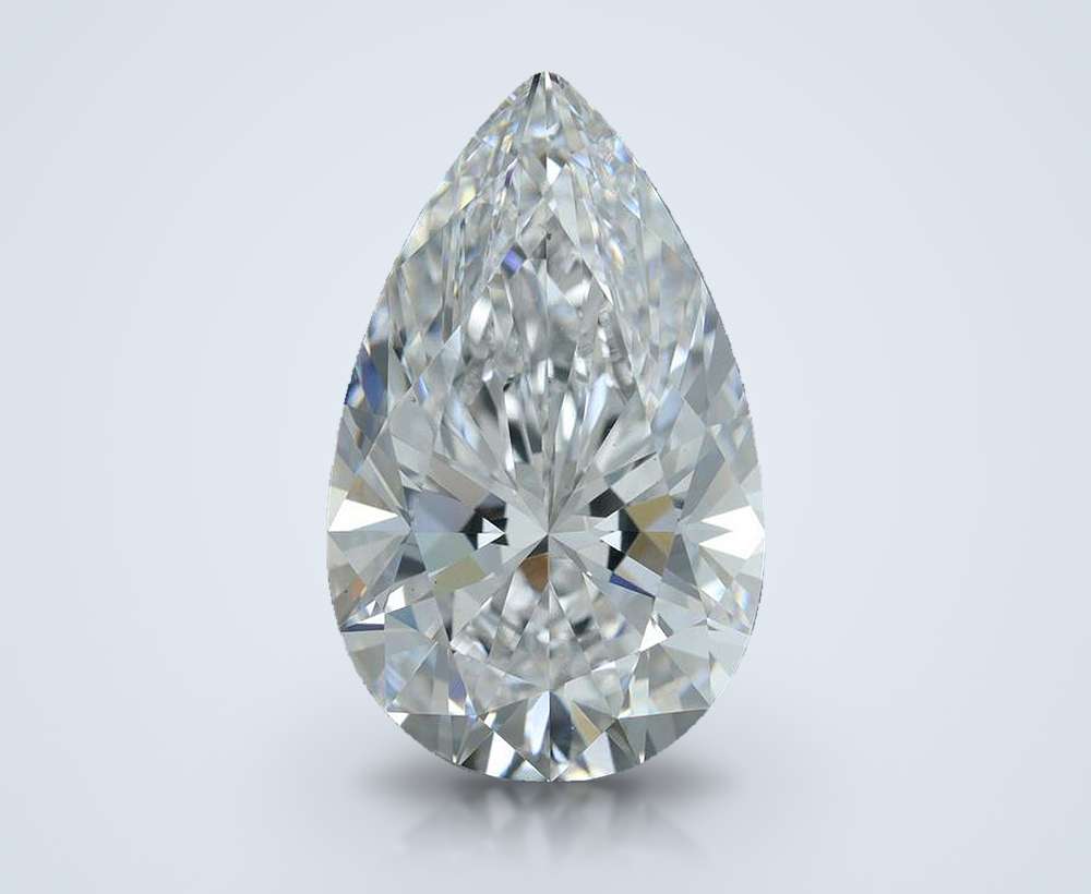 7.12 Carat Pear Lab Diamond