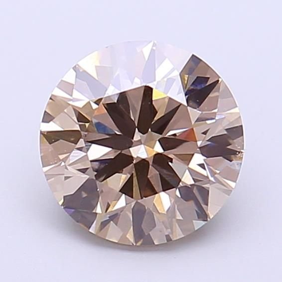 1.50 Ct. Fancy Light Brown Round Lab Diamond