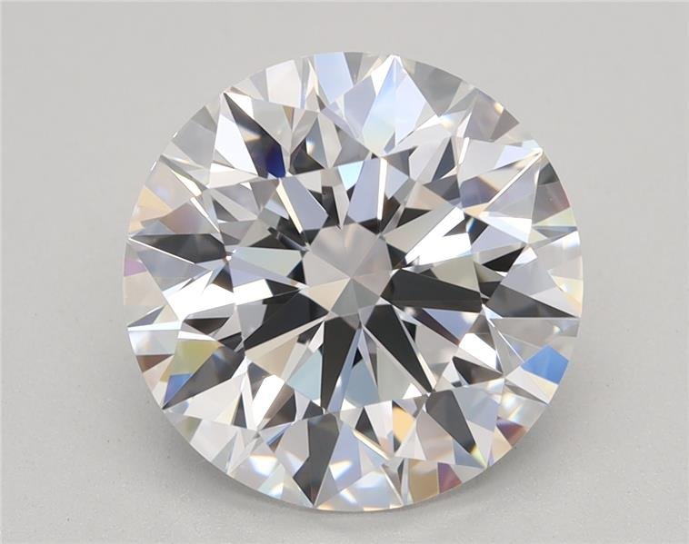 3.01ct E VVS1 Rare Carat Ideal Cut Round Lab Grown Diamond