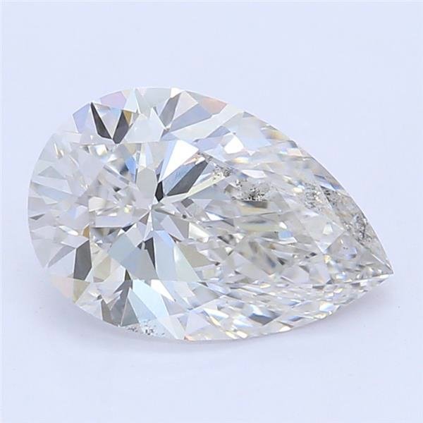 0.80ct F VS2 Rare Carat Ideal Cut Pear Lab Grown Diamond