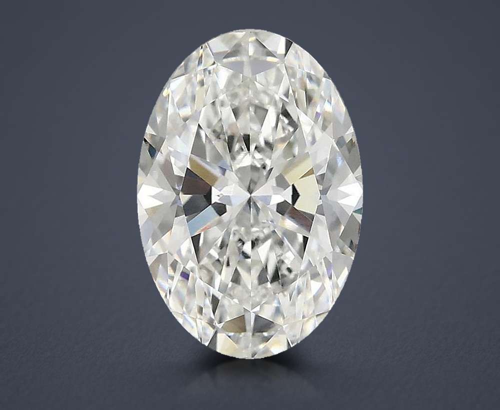 2.43 Carat Oval Lab Diamond