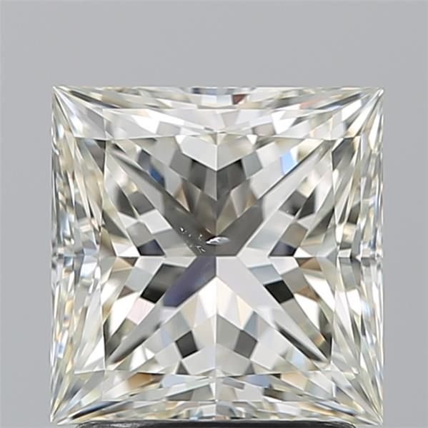 2.01ct K VS2 Rare Carat Ideal Cut Princess Diamond