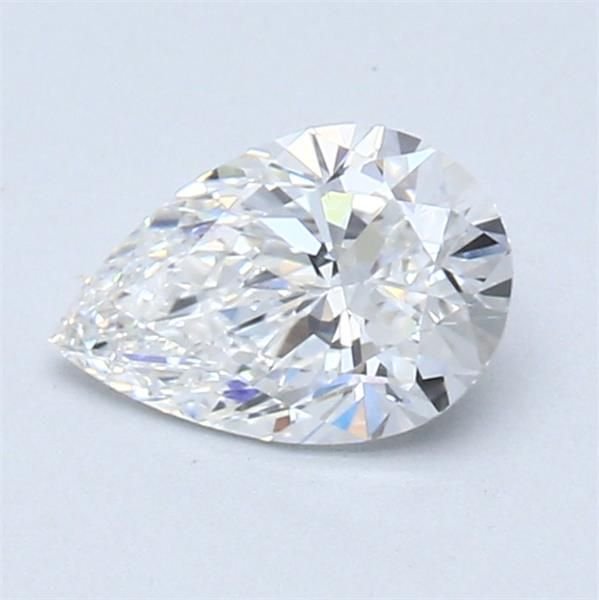 0.72ct D VVS1 Rare Carat Ideal Cut Pear Diamond