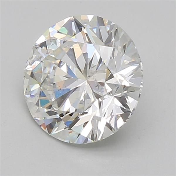 2.52ct G SI2 Rare Carat Ideal Cut Round Diamond