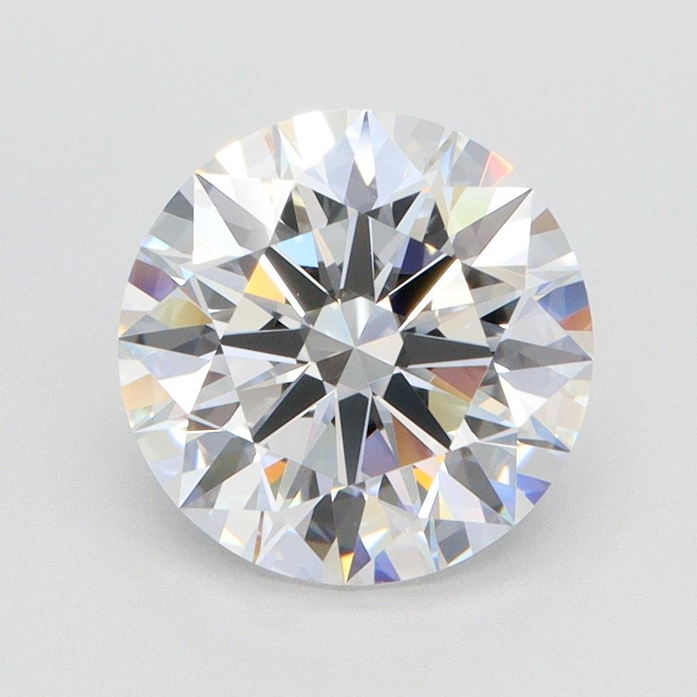 2.79ct D VVS2 Rare Carat Ideal Cut Round Lab Grown Diamond